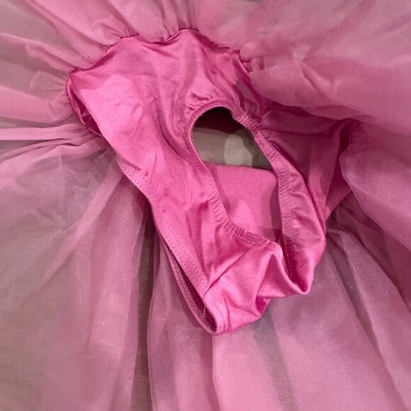 WEISSMAN PINK AND BLACK XSC XS CHILD DANCE COSTUME # 13505 - Picture 4 of 7